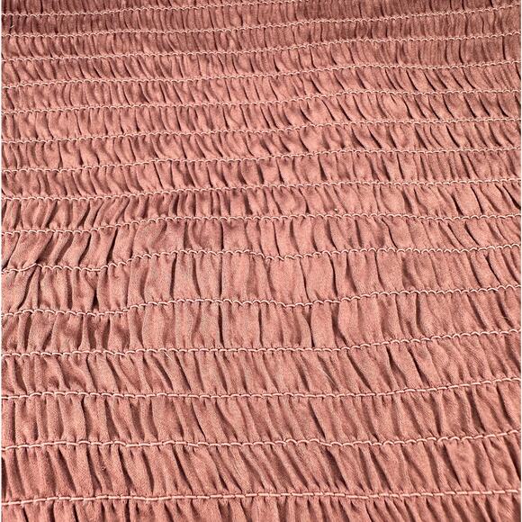 XL Aeropostale Coquette lace Y2K 90s Lorelai Gilmore Crop Top blush Satin - Picture 10 of 15